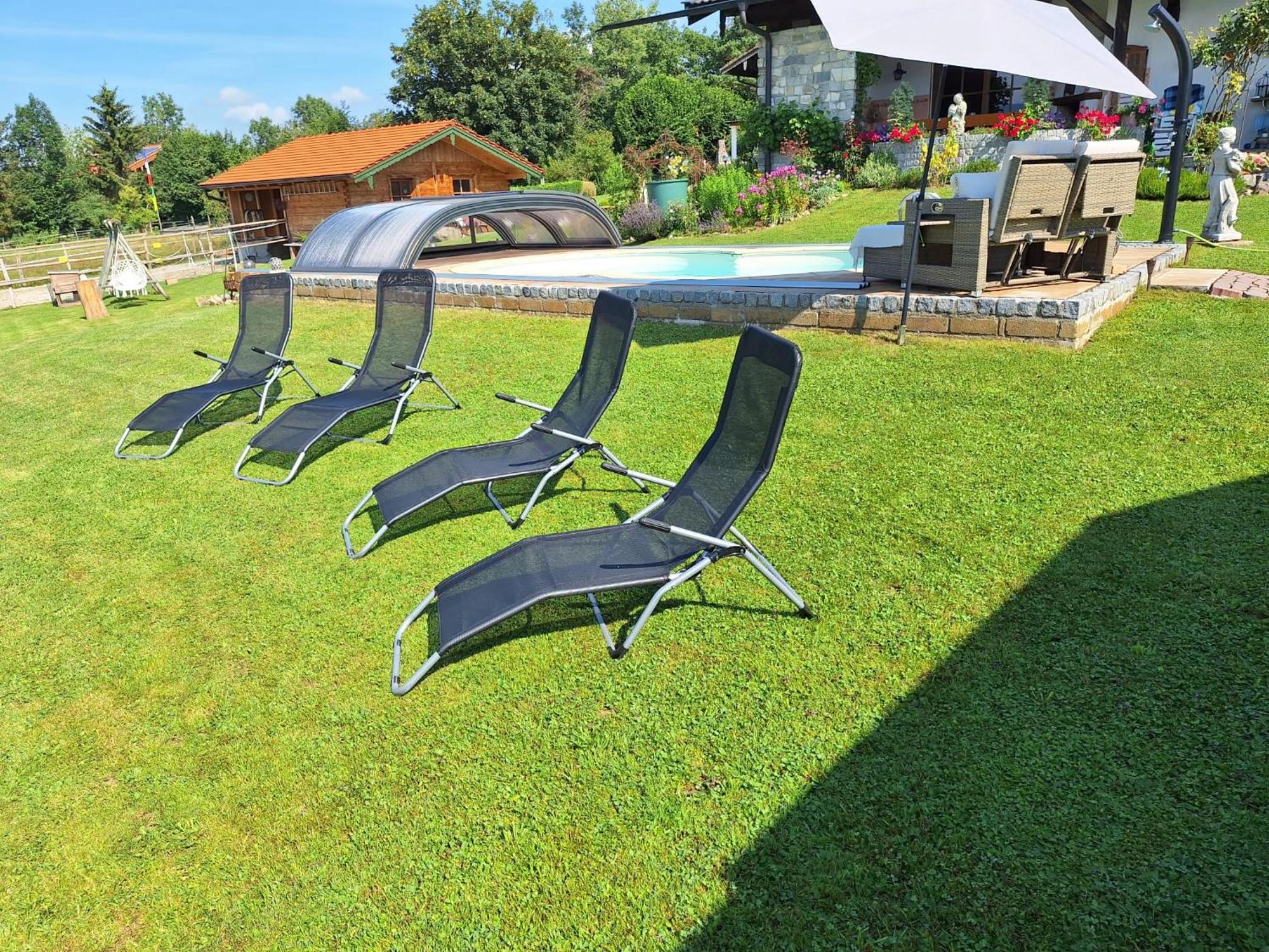 Ferienwohnung Am Wirtshof Siegsdorf Exterior foto
